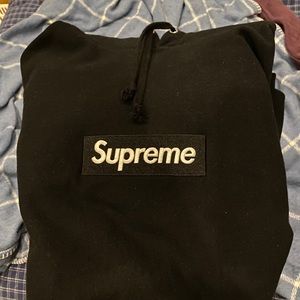 Supreme box logo fw16 black Large